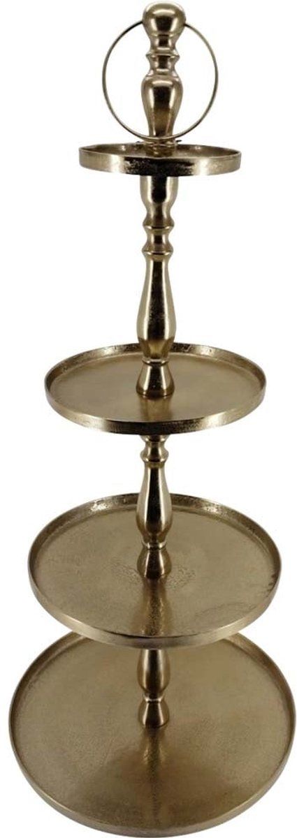 Primaliving Etagère Brush - Aluminium - 120 Cm Hoog - Goud