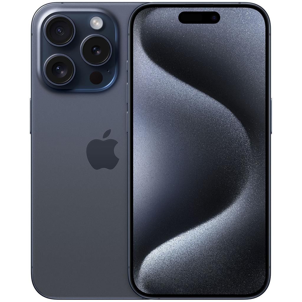 Apple iPhone 15 Pro - Blauw titanium - 128 GB - Fysieke simkaart + eSIM