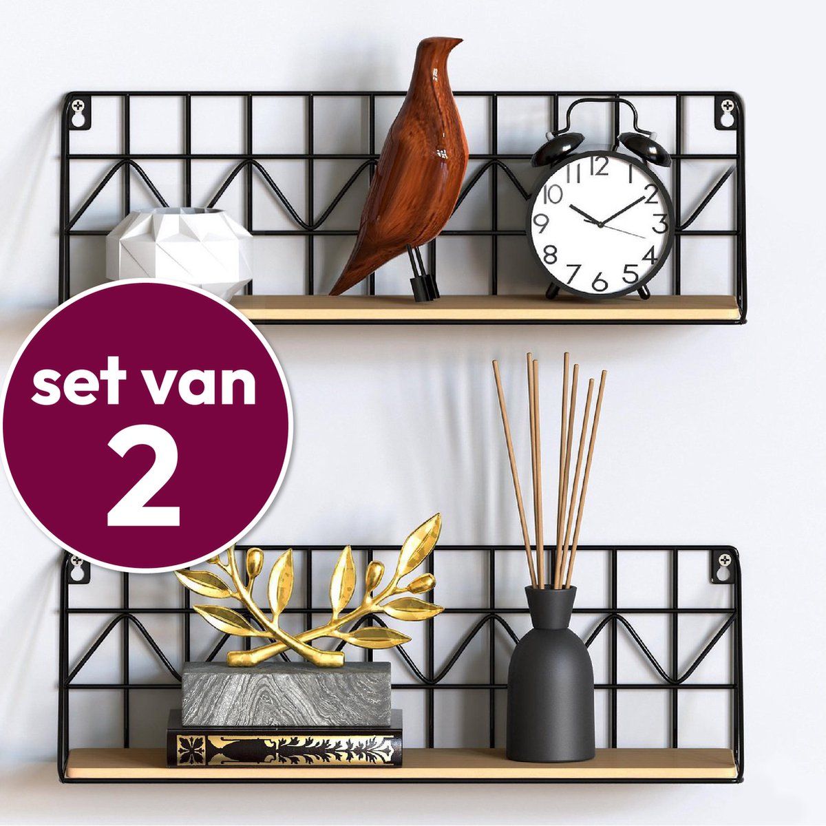 Zwart-Hout 45 cm