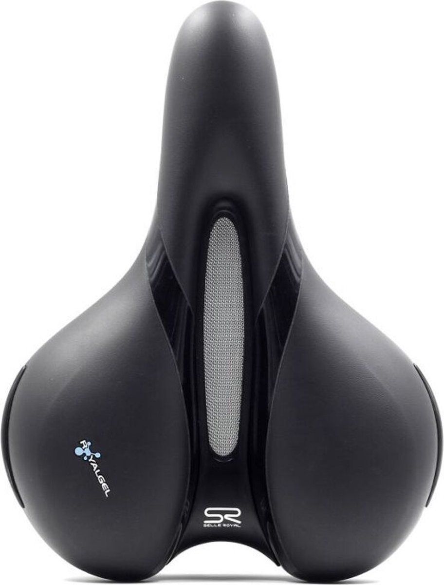 Selle Royal Respiro Moderate - Fiets Zadel - Anatomisch Ontwerp Met Ventilatiekanaal - Zwart