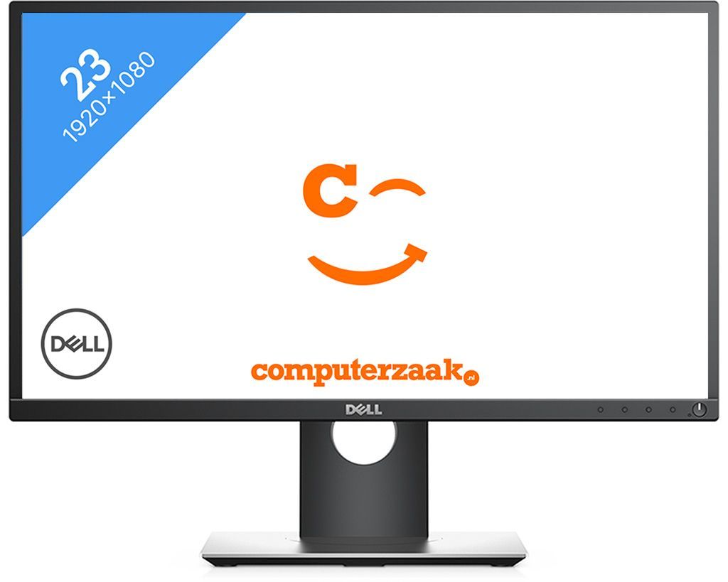 Dell P2317h - Monitor 23 inch - 1920x1080 pixels - VGA Displayport HDMI