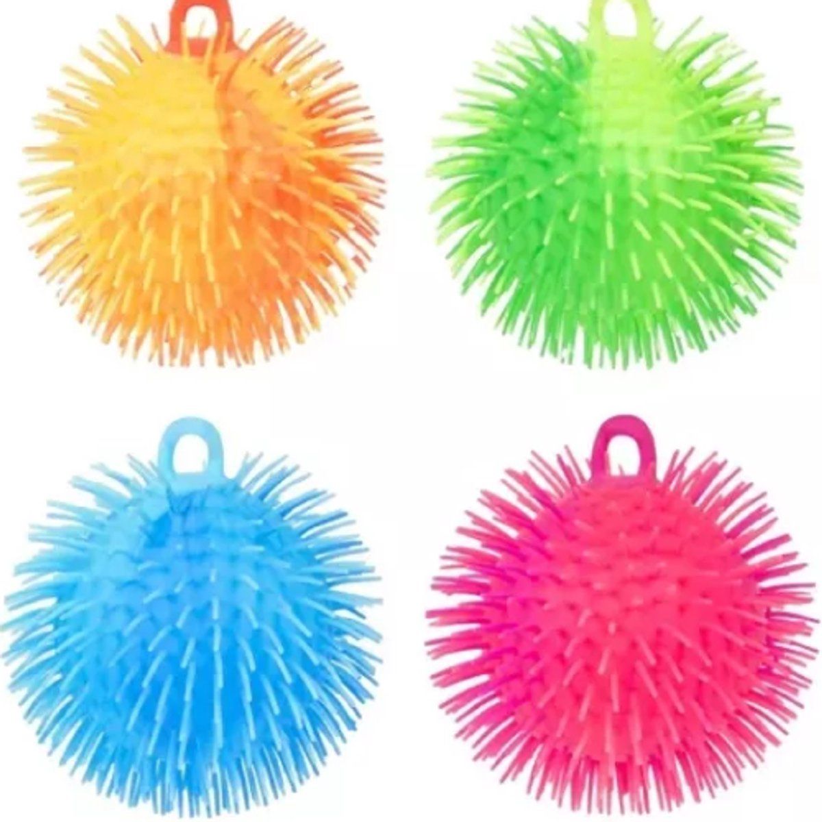 Toi-Toys 12 Pufferbal Stripes - Sensorisch Speeltje -Ø 15 Cm (12 Stuks)
