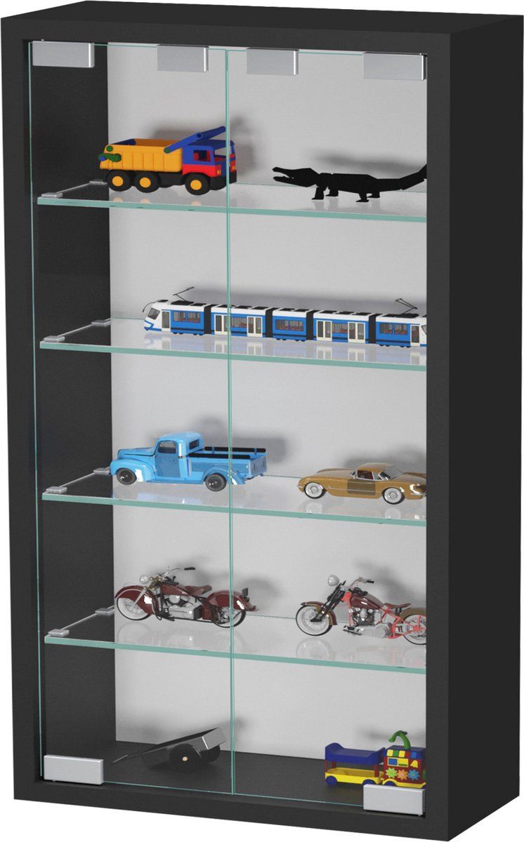 Vdd Vitrinekastje Staande Hangende Wandvitrine - 40 X 60 X 12 Cm