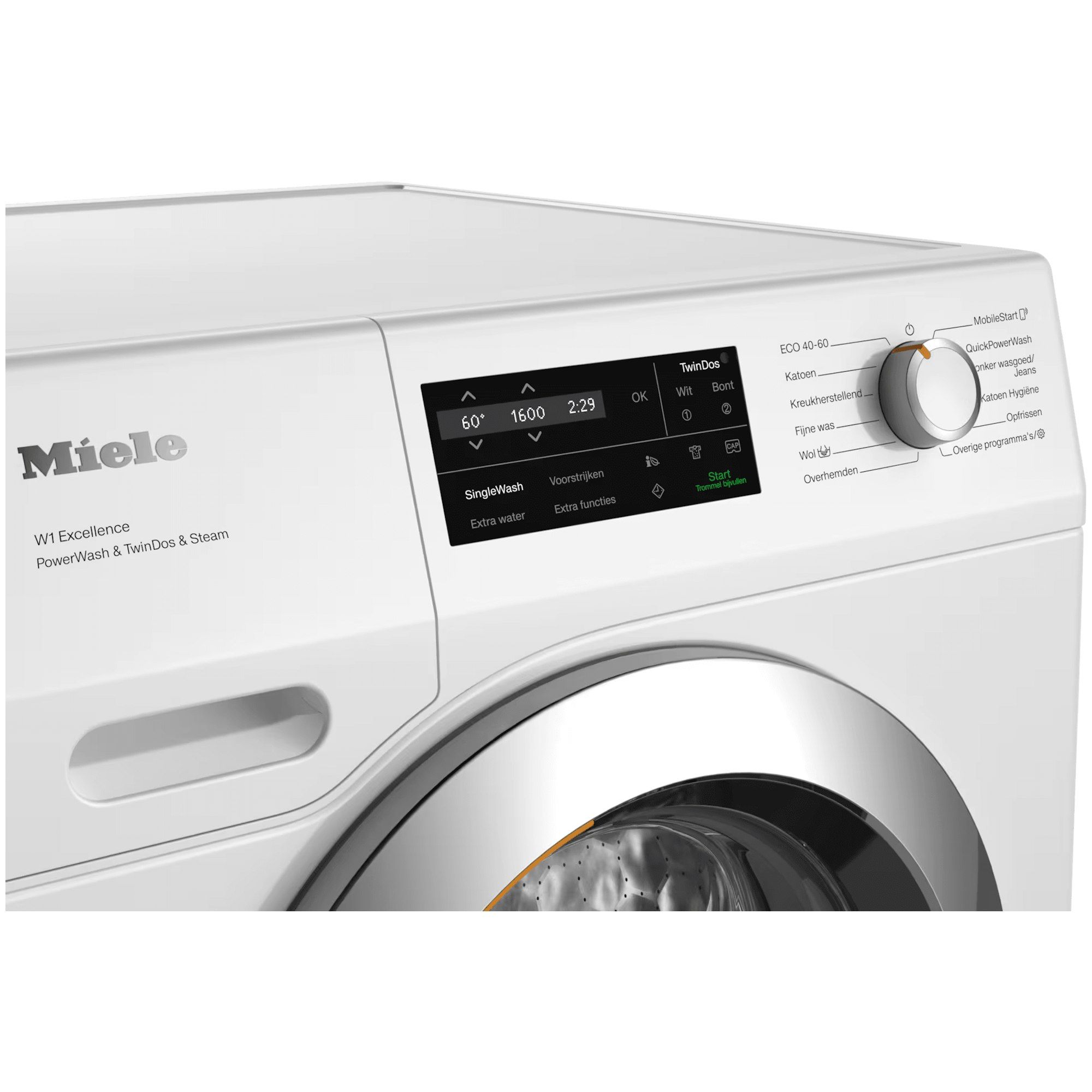 Miele WEJ895 WPS - Voorlader - TwinDos QuickPowerWash Stoomprogramma refurbished, photo 3