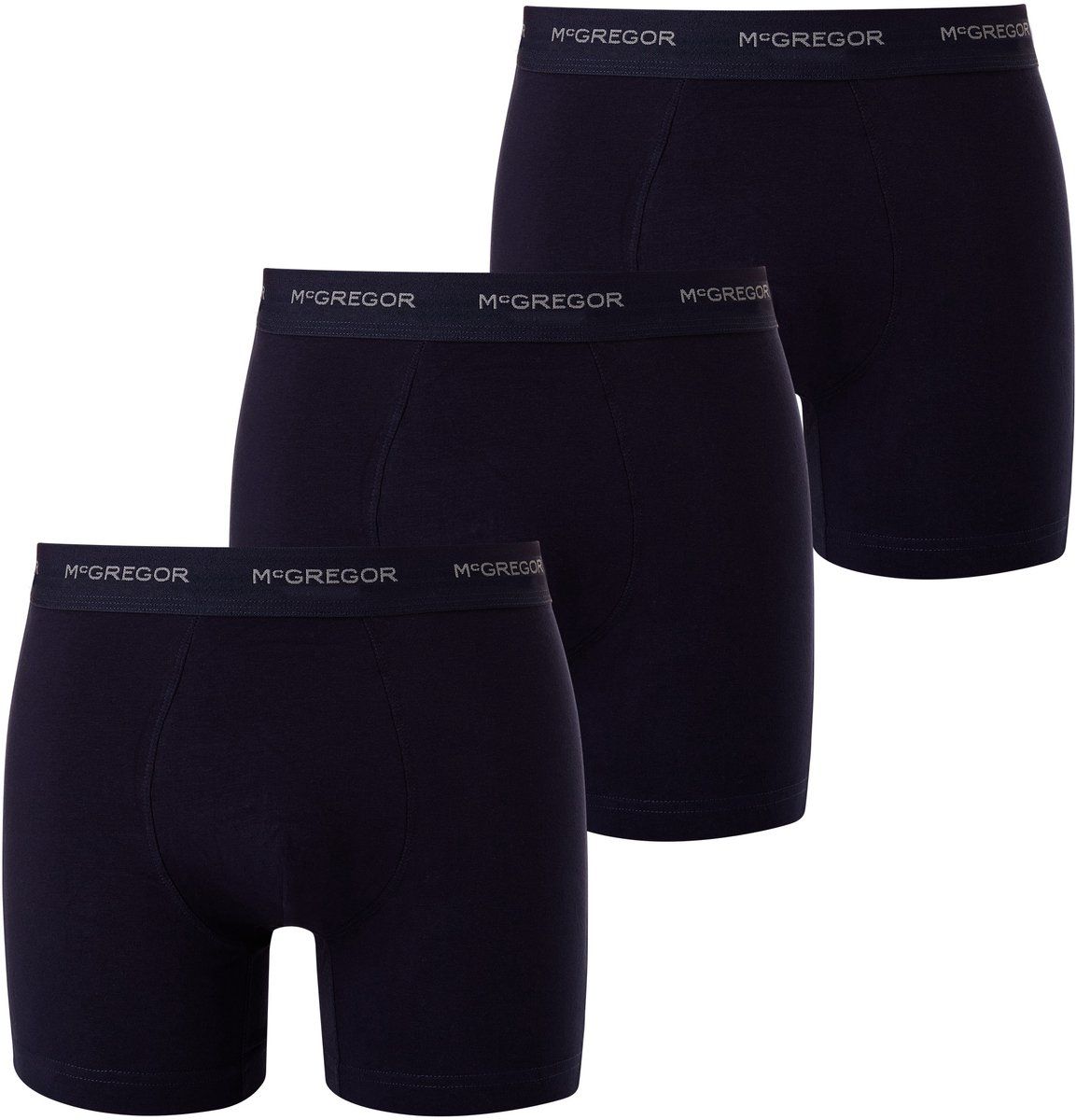 McGregor 3-Pack - Heren Boxers - Aansluitende Pasvorm - Blauw (3-pack)