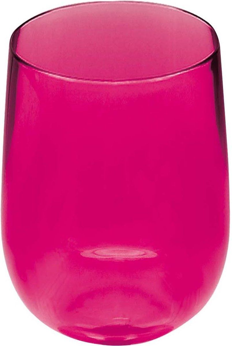Zak Designs Zak!Designs Stacky - Longdrinkglas 440 Ml - Vaatwasser Veilig - Roze