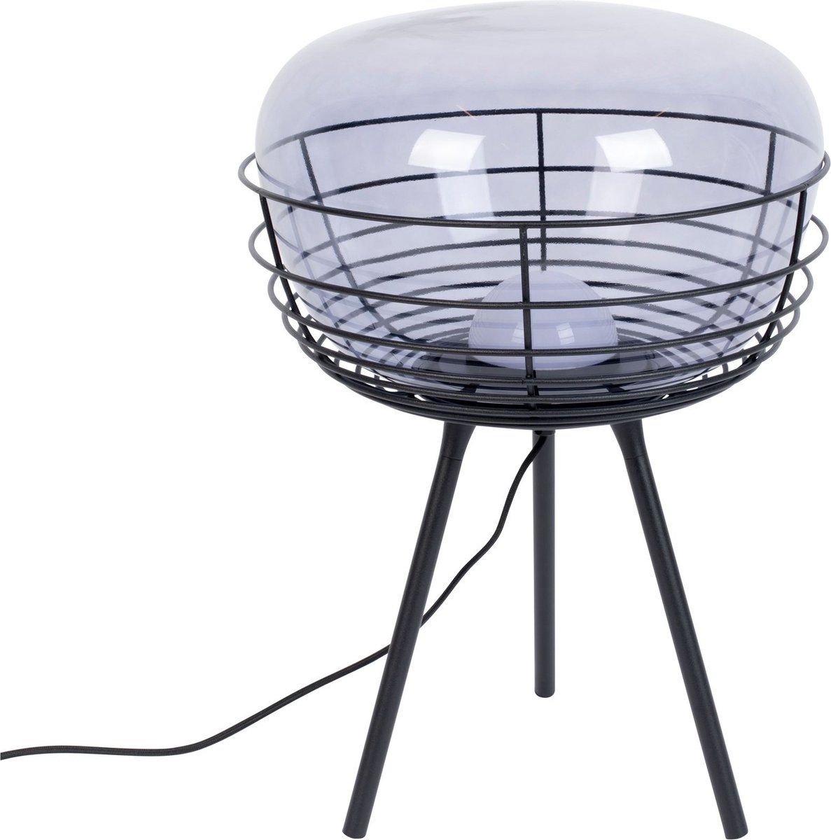 Zuiver Smokey Tafellamp Zwart