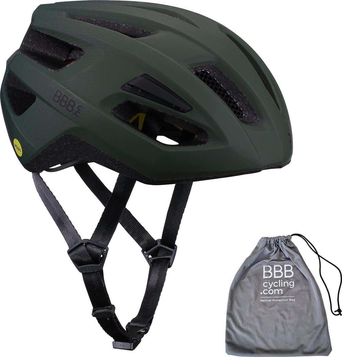 Bbb Cycling Dune Mips 2.0 - Fietshelm - Mips Systeem En Vervangbaar Vizier - Olijfgroen - Maat M