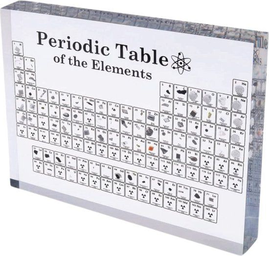 Diydash Periodiek Systeem Der Elementen - Scheikunde - Chemie - Acrylic - Periodic Table - Natuurkunde