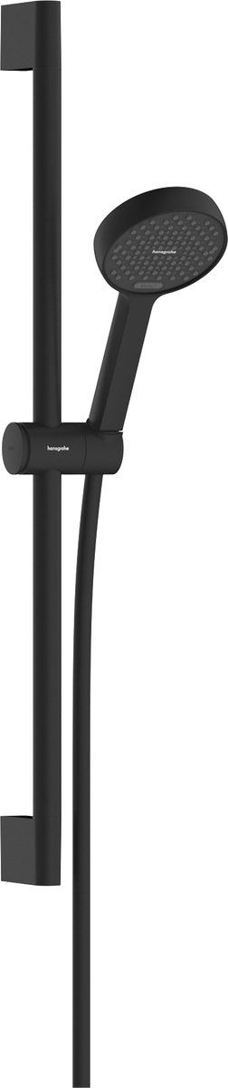 Hansgrohe Activera S - Doucheset - EcoSmart+ Waterbesparend - Select-knop - 95mm - Glijstang 65 Cm - 2 Straalfuncties - Mat Zwart