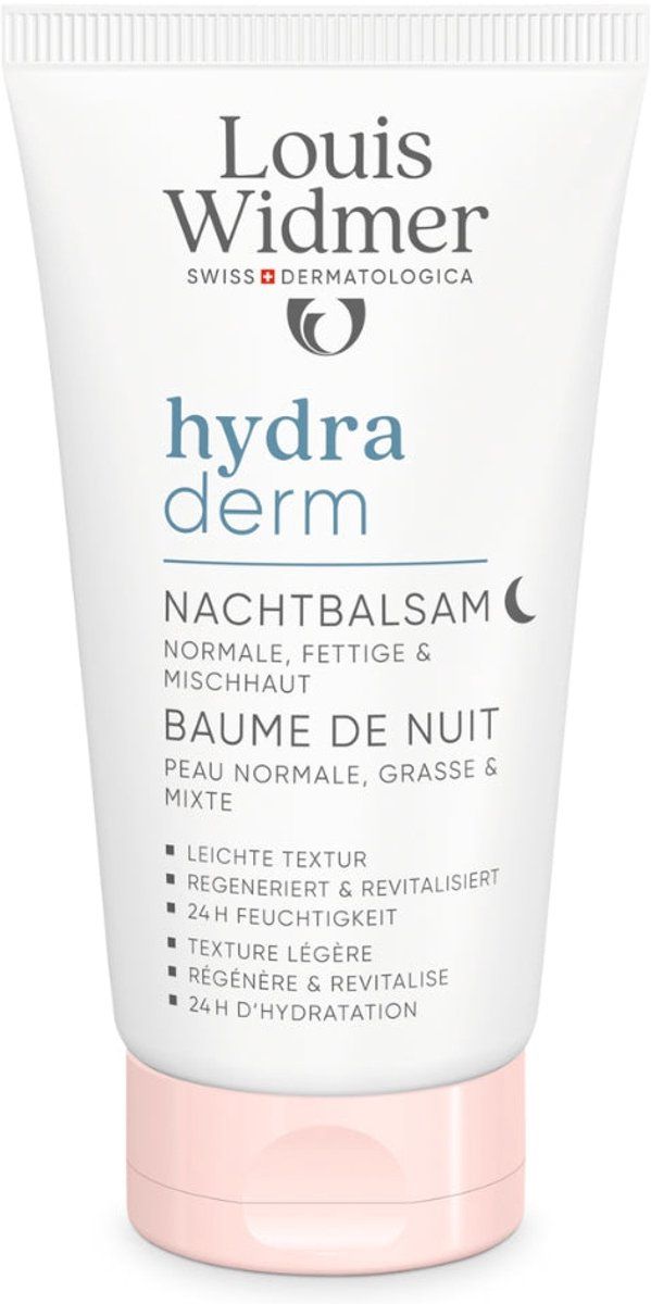 Louis Widmer Widmer Hydraderm - Nachtbalsem - Hydrateert En Herstelt - 50 Ml