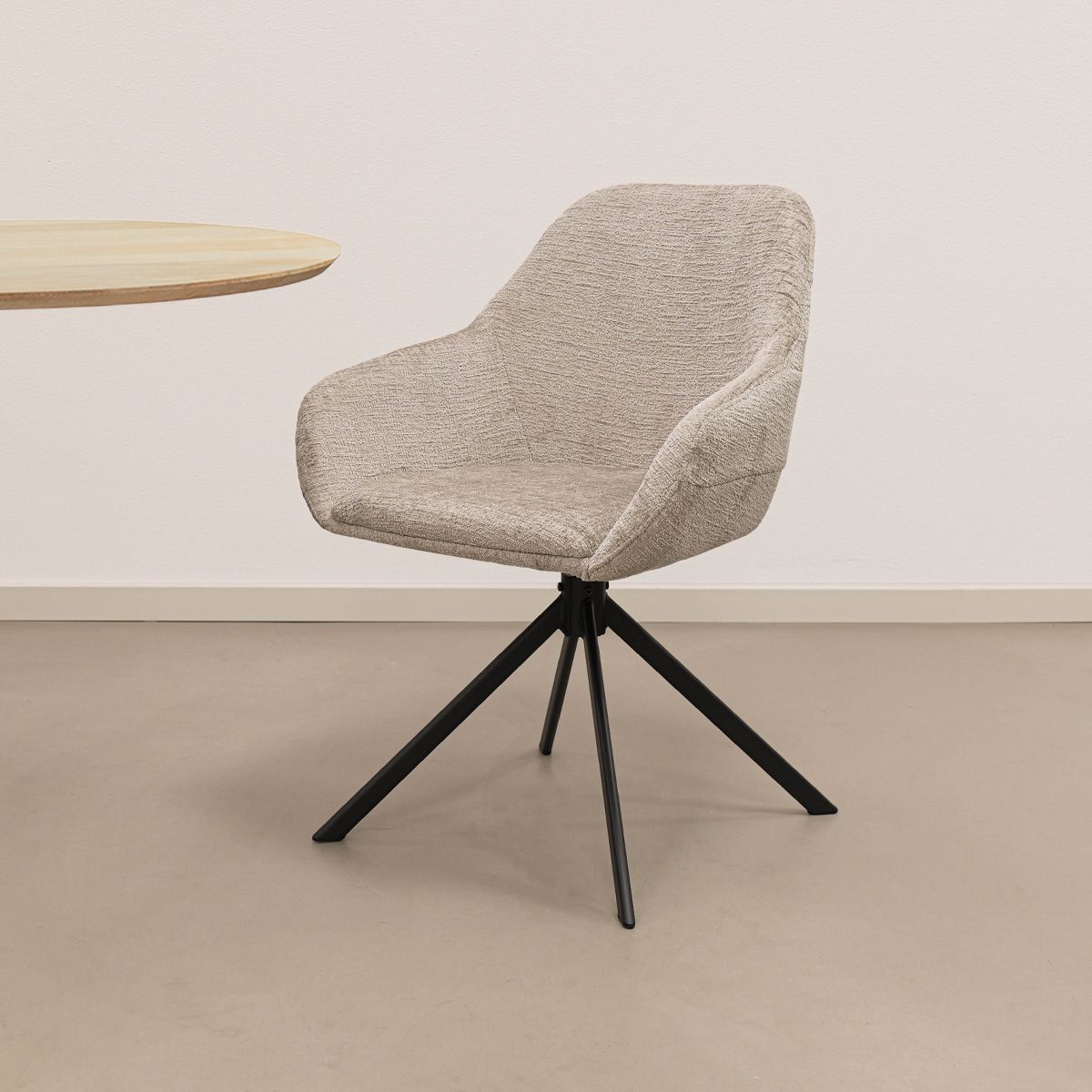 Kick Jule - Draaistoel - Comfortabel En Elegant - Beige