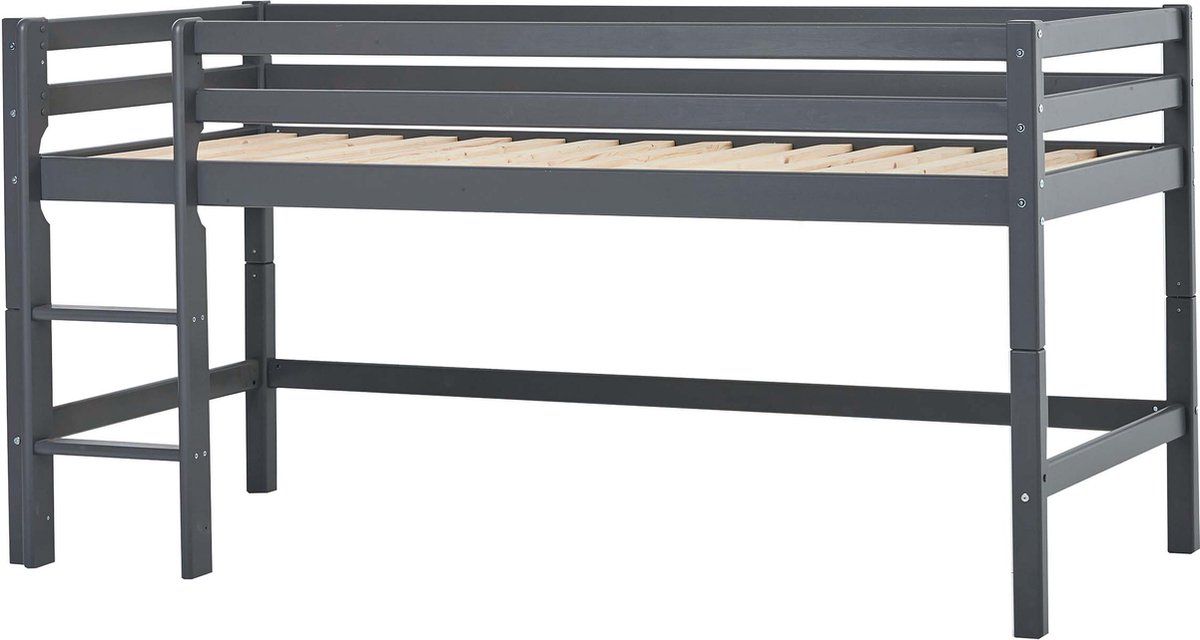 Hoppekids Eco Dream My Color Halfhoogslaper 90x200cm, Smoked Pearl