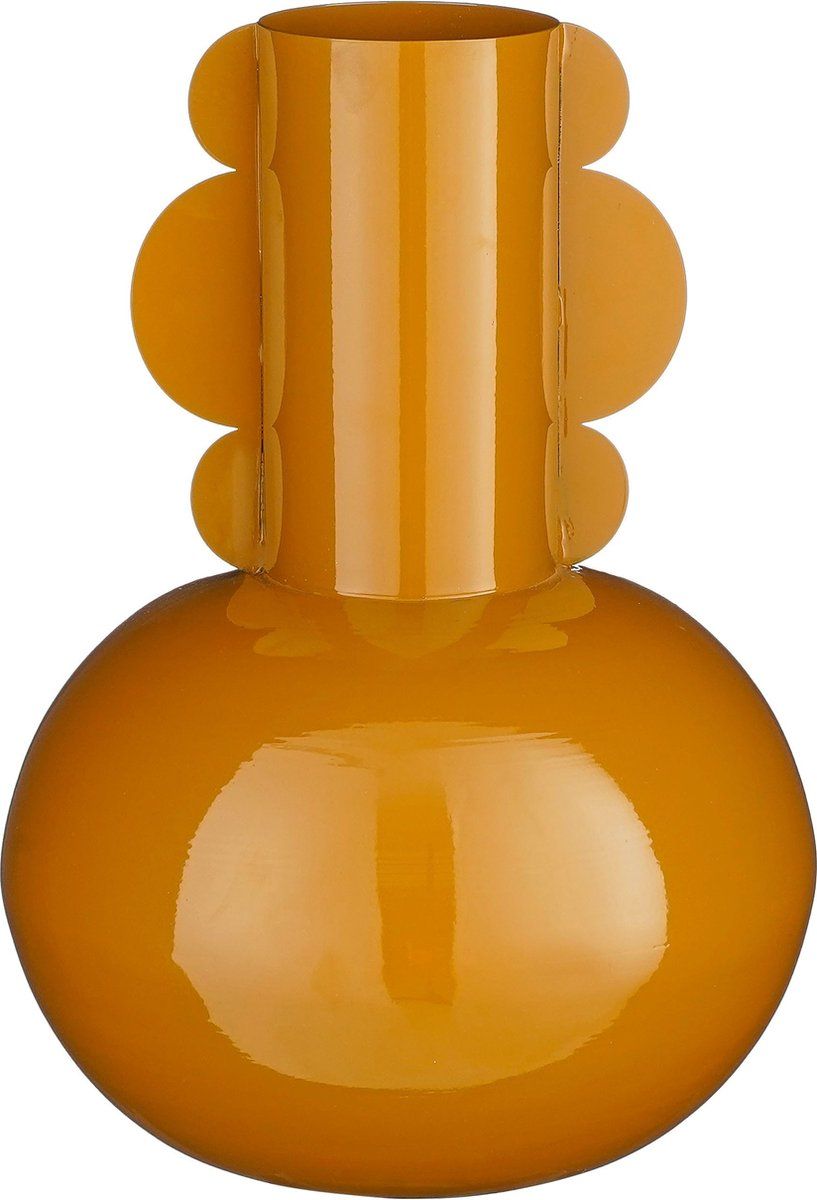 Mica Decorations Boyd Vaas - H36 XØ25 Cm - Metaal - Bruin
