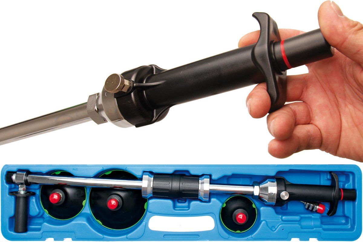 Bgs Vacuümuitdeukset - Uitdeukset Met Handpomp - Inclusief 3 Cups Ø 70 Mm Ø 100 Mm Ø 125 Mm