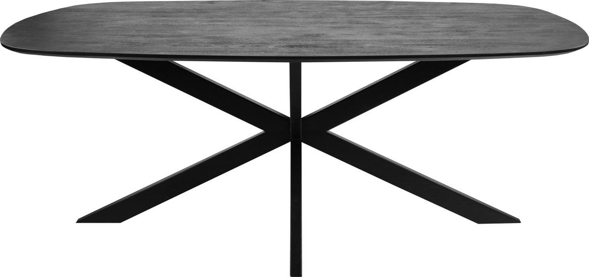 Kick Eettafel Dana - 210cm Zwart