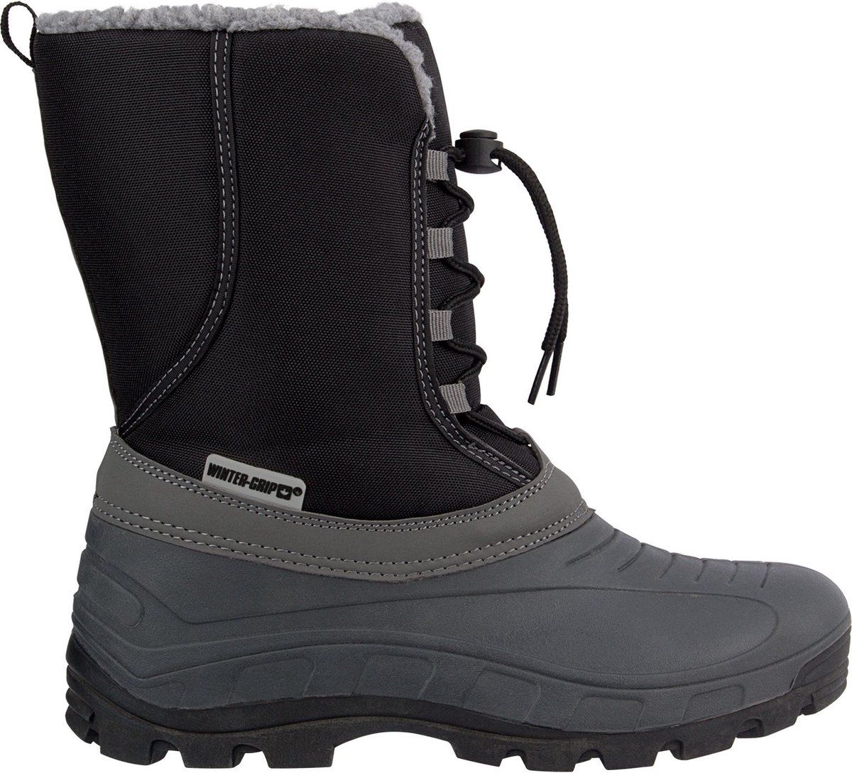 Winter Grip Winter-grip Frosty Ii - Snowboots - Waterdicht - Teddy Voering - Zwart/Grijs - Maat 40/41