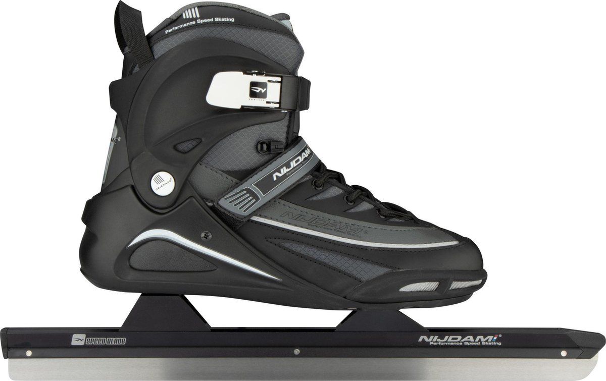 Nijdam Norenschaats - Semi-Softboot - Alu Buis - Zwart - 43