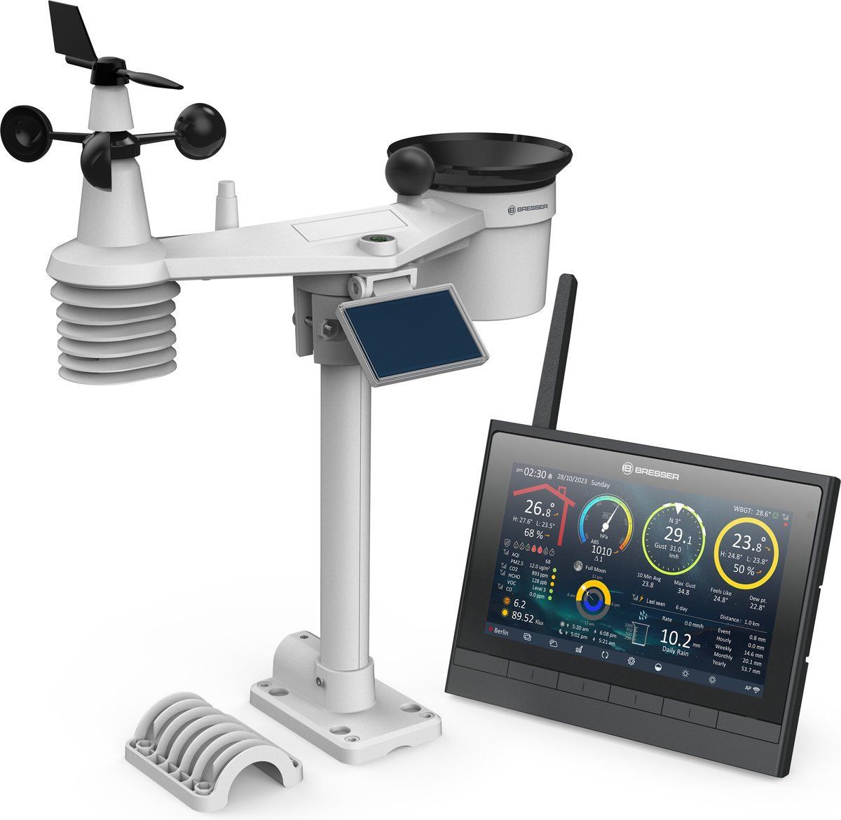 Bresser MeteoChamp - Weerstation 9-in-1 - Hd - WiFi - Hittestressindex