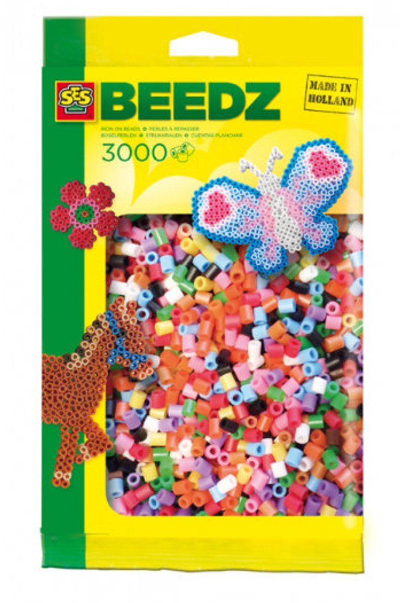 SES 3000 - Strijkkralen - 3000 stuks - Multicolor