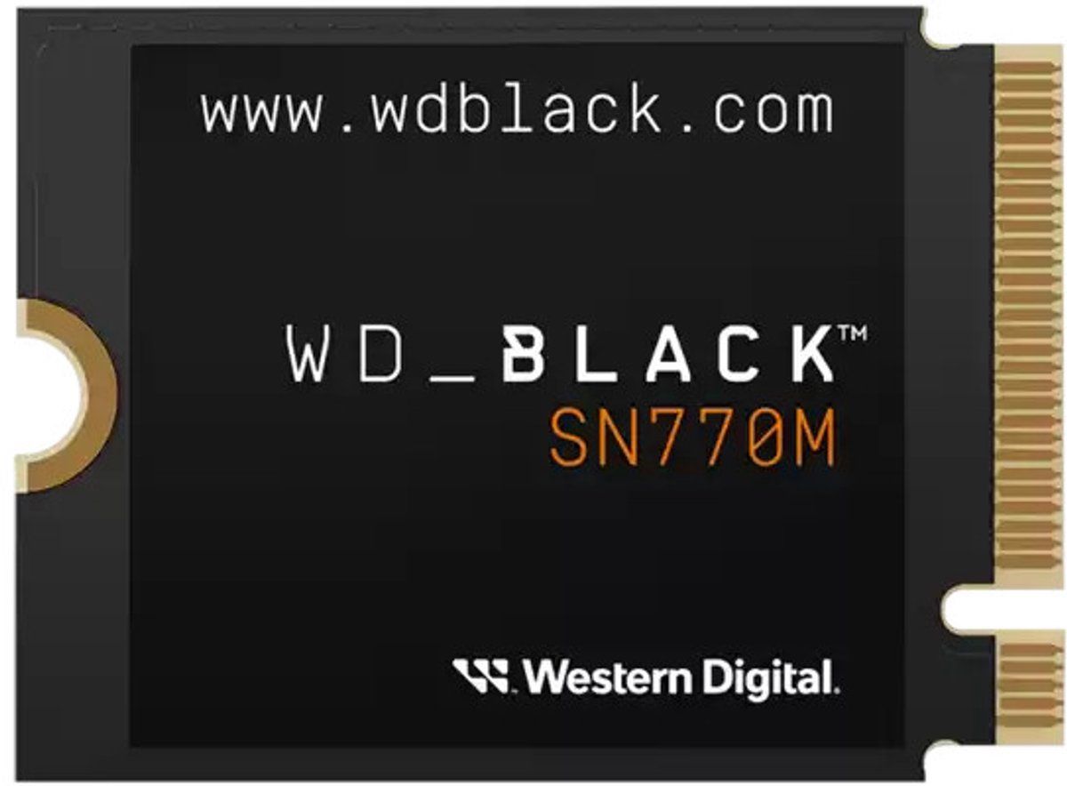 Western Digital Black - WD_BLACK SN770M - NVMe SSD 1 TB M.2 PCIe 4.0 TLC 3D NAND