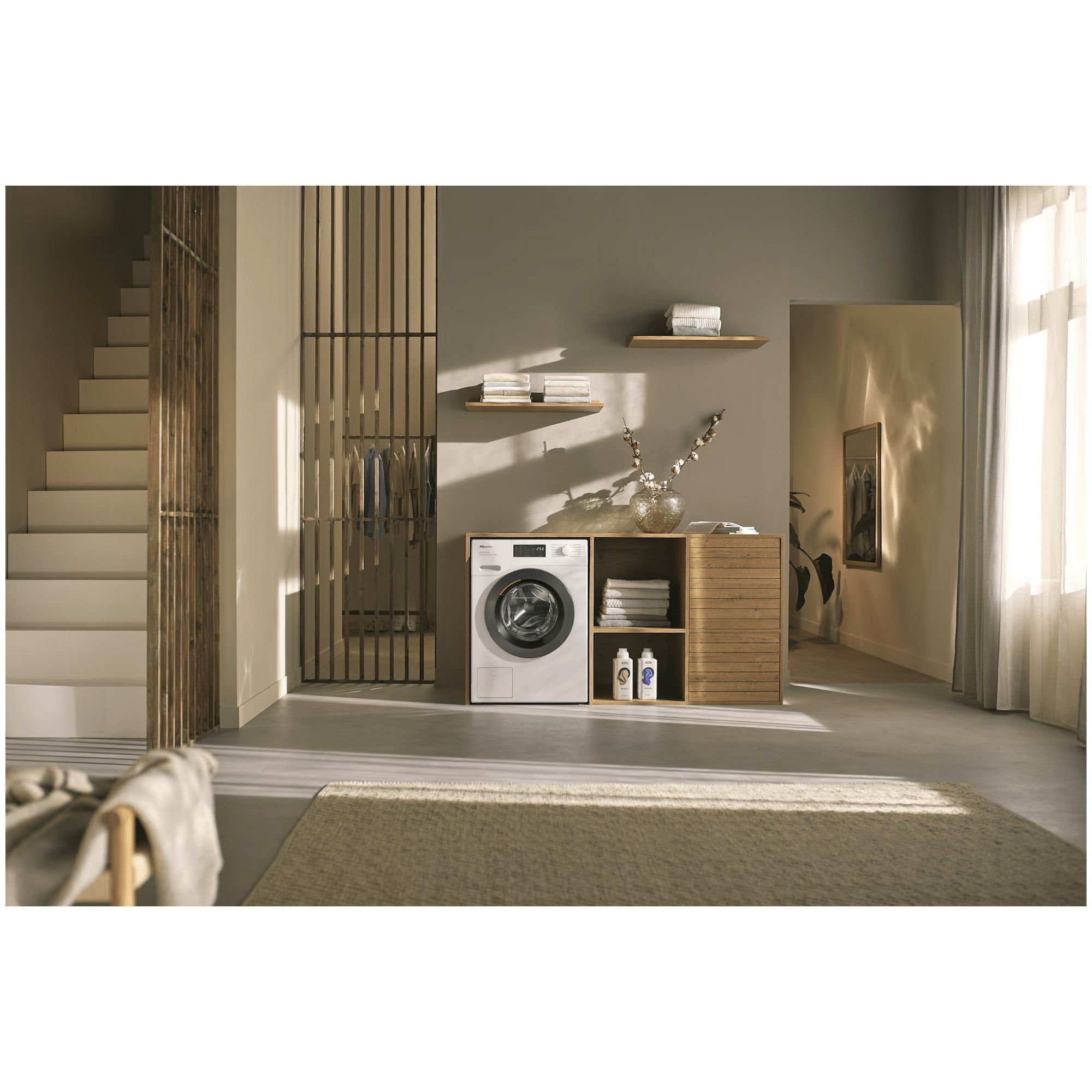 Miele WED395 WPS - Voorlader - SteamCare 9 kg Lotuswit refurbished, photo 4