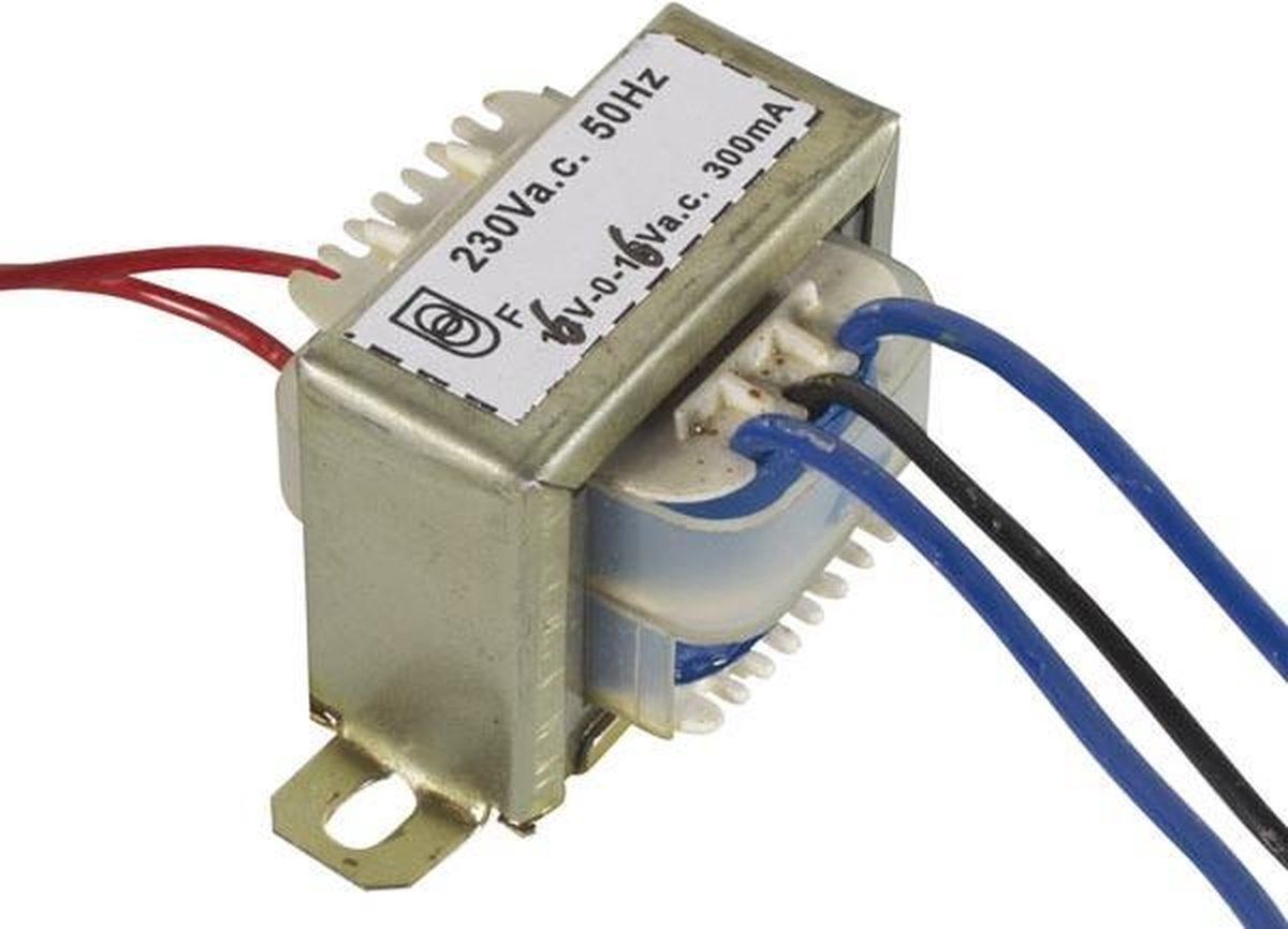 Velleman Open-Chassis Transformator 3.6VA 2 X 6V 300mA (206003C)