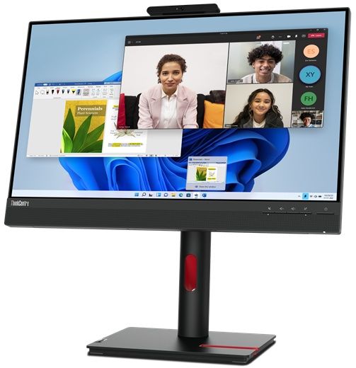 Lenovo ThinkCentre Tiny-In-One 24 - 23,8 inch Full HD IPS - 1080p webcam - Zwart refurbished, photo 2