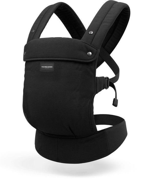 Vulpes Goods® BabyCare - Luxe Draagzak - Ergonomisch Tot 20 Kg - Zwart