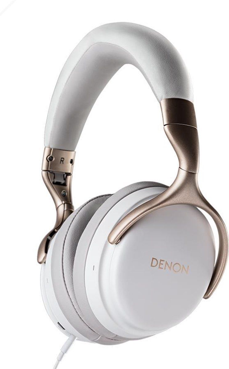 Denon AH-GC25NC - Over-Ear Hoofdtelefoon - Actieve Noise Cancelling - Wit