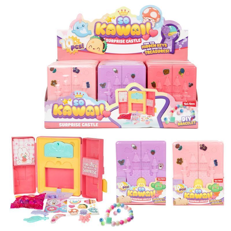 So Kawaii - Speelboek Met Verr - 12 Grote Kunststof Boeken
