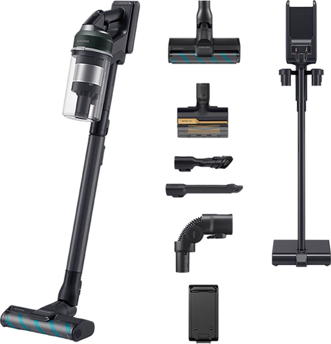 Samsung Jet 95 - Steelstofzuiger - HexaJet Motor™ 210W zuigkracht - 0,8L