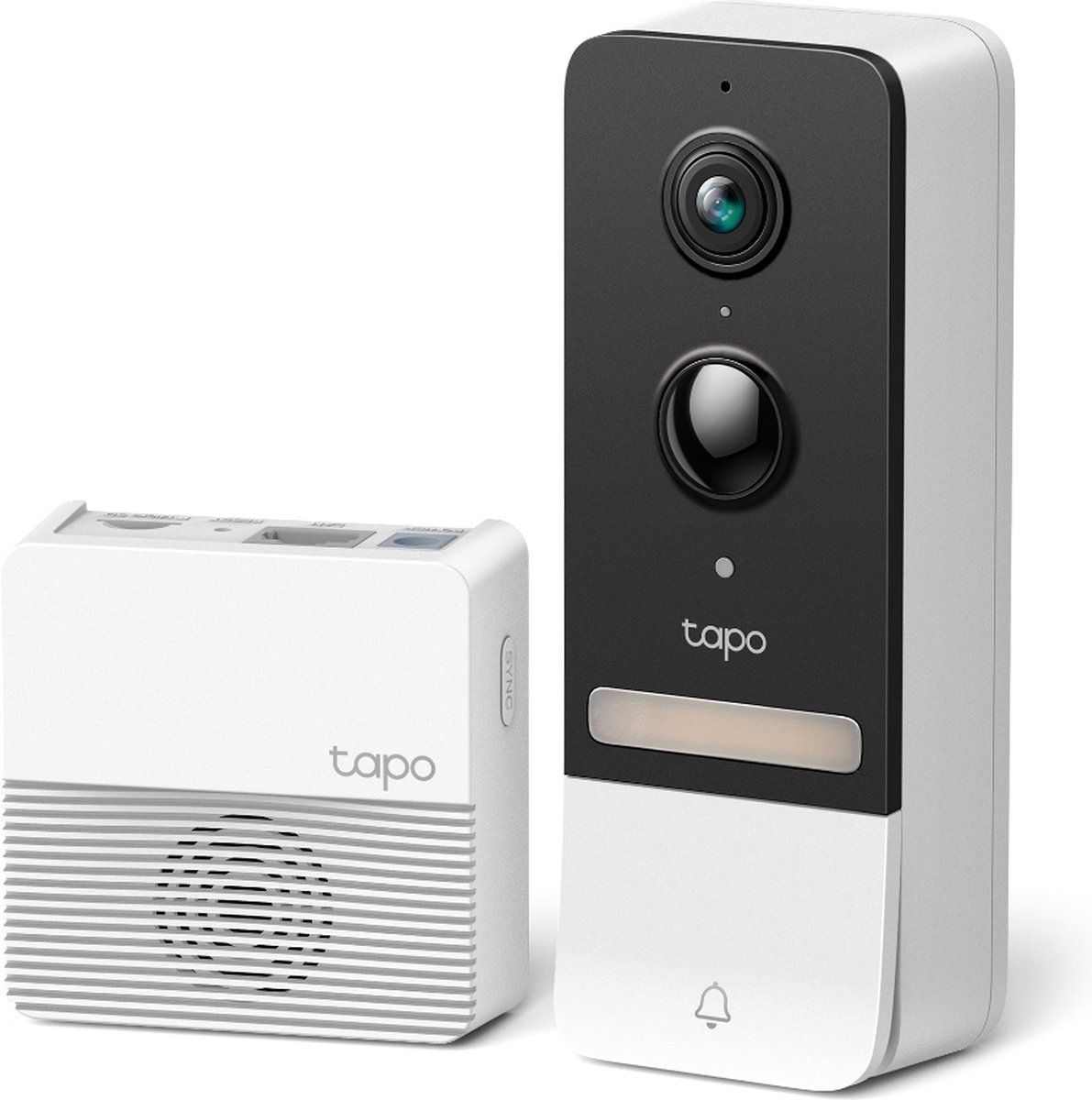 TP-Link Tapo D230S1 - Draadloze videodeurbel - 2K 5MP met hub - Batterij