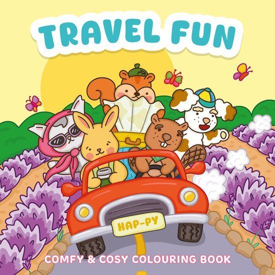 Zwijsen Travel Fun - Comfy&Cosy Kleurboek - 30 Platen