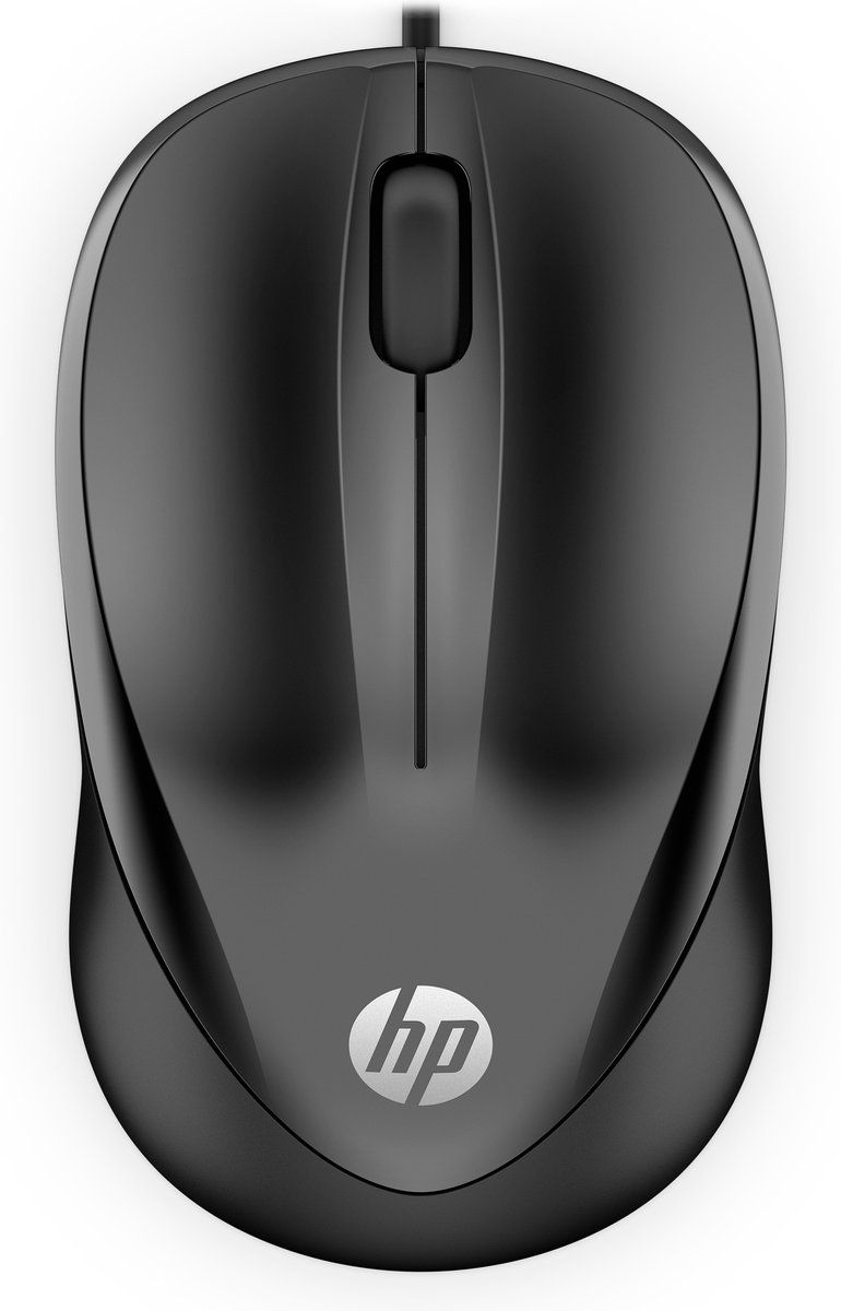 HP 1000 - Bedrade Muis - USB - 1200 dpi - Zwart