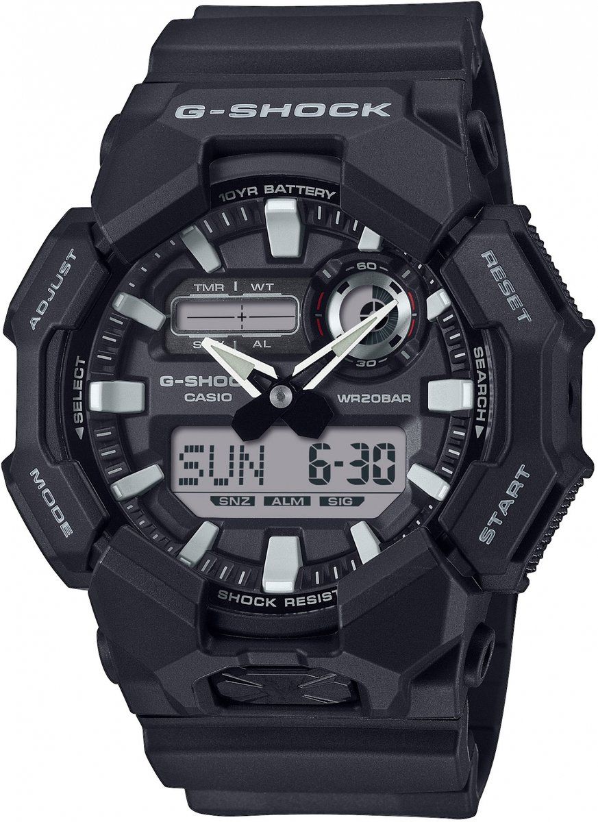 G-Shock Ga-010-1AER - Polshorloge - 20 Atm Waterdicht - 52 Mm