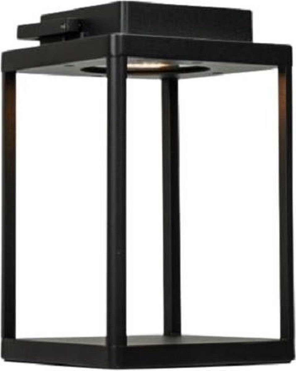 Dyberg Larsen Lucca - Lantaarn - Zwart -Ø 15 Cm Hoogte 24 Cm