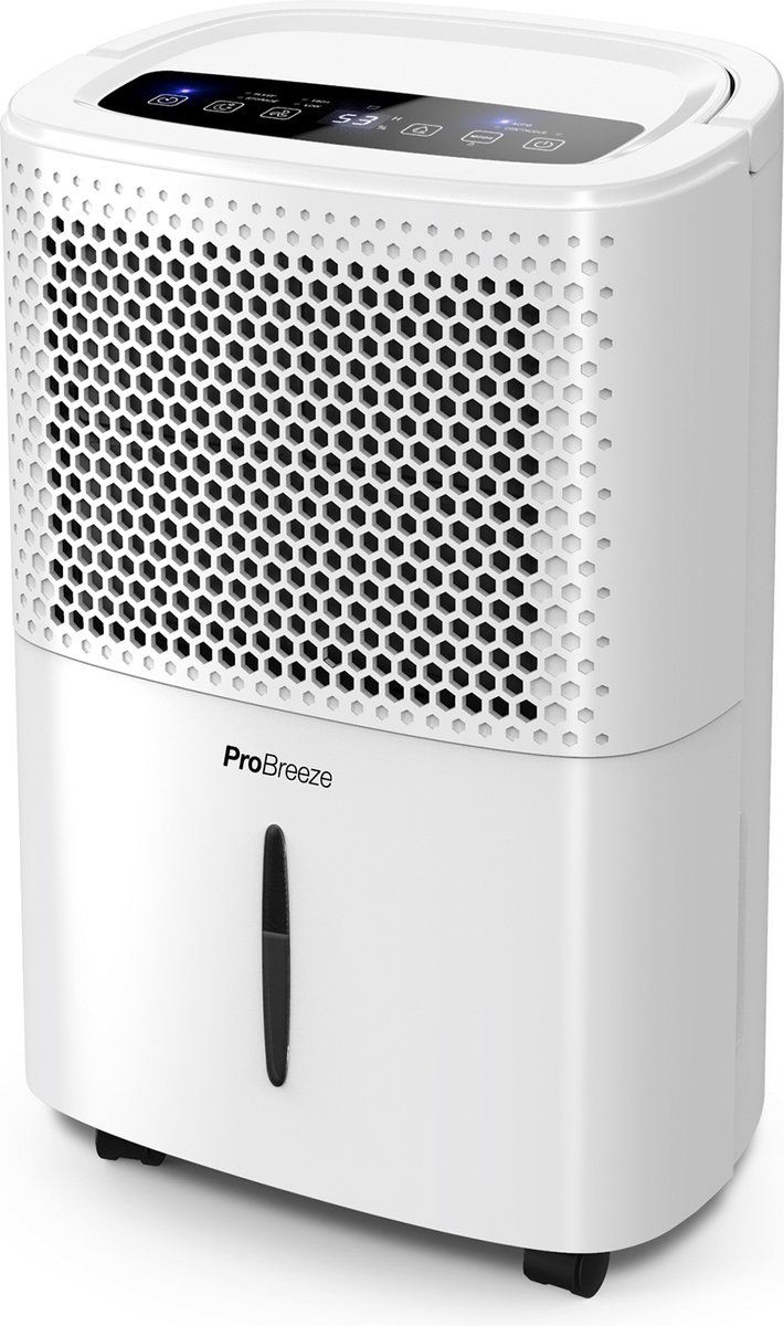 Pro Breeze Pb-06 - Luchtontvochtiger 12L/dag - Digitale Vochtigheidsweergave Slaapmodus
