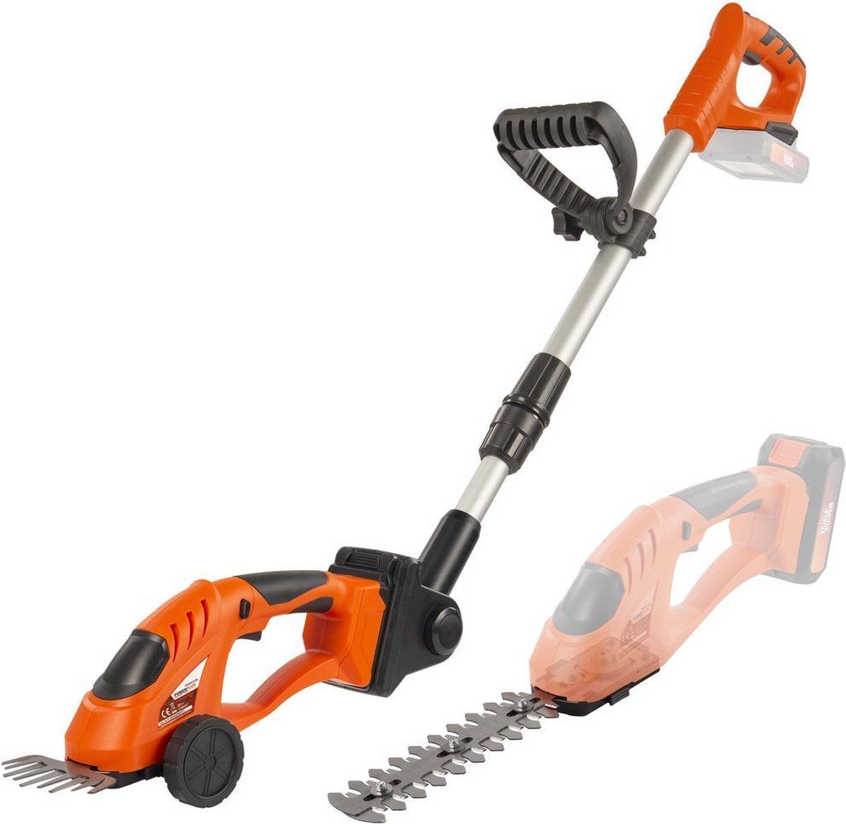Powerplus POWDPG75300 - Accu-heggenschaar / Grasschaar 20 V - 2-in-1 Met Telescopische Steel (0 Stuks)