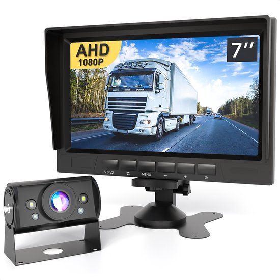 STREX SP295 - Achteruitrijcamera - 7 inch scherm 1080P - IP69 waterbestendig