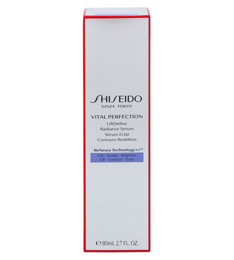 Shiseido Vital Perfection Liftdefine Radiance Serum - 80 Ml - Liftende Werking - Reneura Technology+