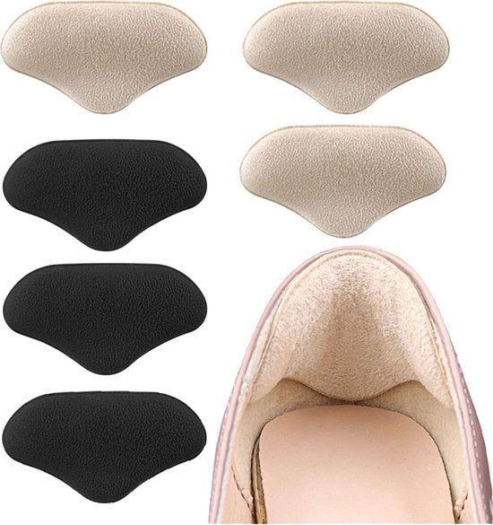 Alyze Hielbeschermers - 6 Stuks - Hielkussen - Steunzolen - Antislip Hielzool - Tegen Blaren -
