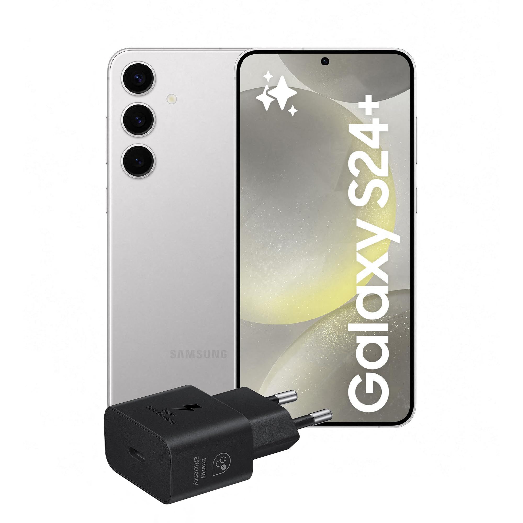 Samsung Galaxy S24+ - Smartphone - 6.7''QHD+ Dynamic AMOLED 2X 50MP 12GB RAM 256GB 4900 mAh Marble Gray