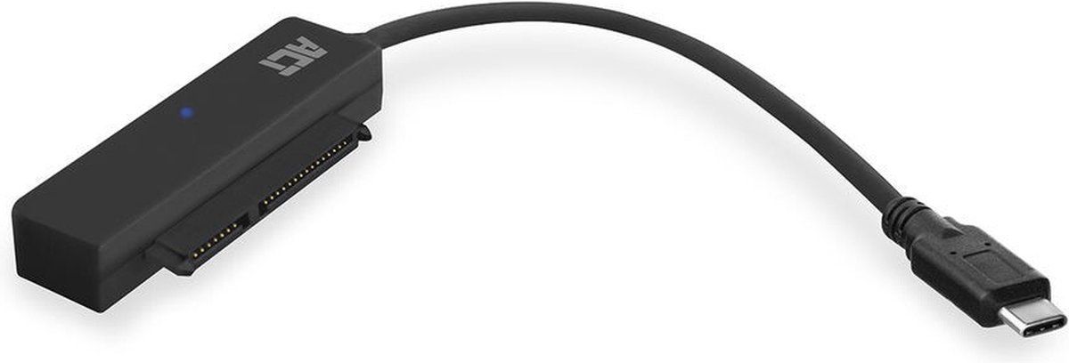 ACT AC1525 - USB-C naar 2,5 inch SATA HDD/SSD Adapterkabel - UASP ondersteuning - Zwart