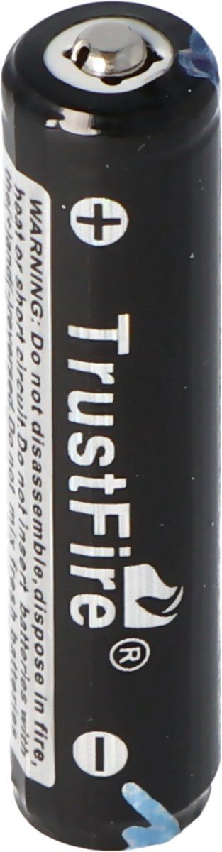 Trustfire 10440 300 mAh 3,6 V - 3,7 V beschermde Li-ion celvlam, met kop 46,22x15 mm