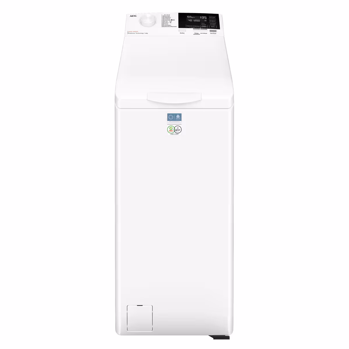 AEG LTR6EP4ECO - Bovenlader Wasmachine - 6 kg - 1200 tpm - A - Wit