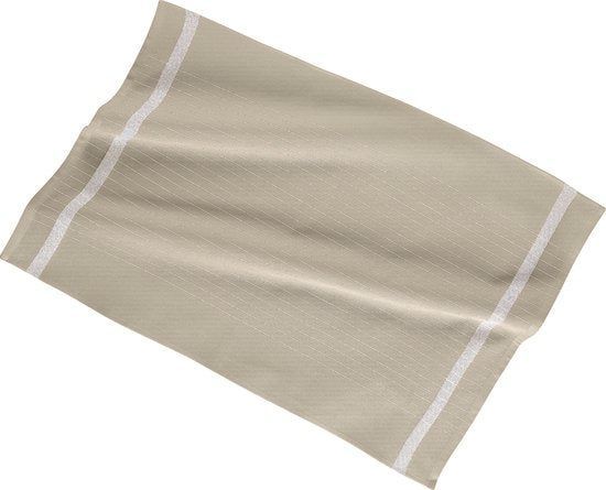 Dille&Kamille Stripe Color - Keukenhanddoek 50x70cm - Set Van 3 - Zand (set Van 3)