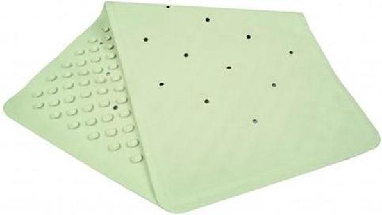 Croydex - rubberen antislip badmat - geribbeld oppervlak - ecru