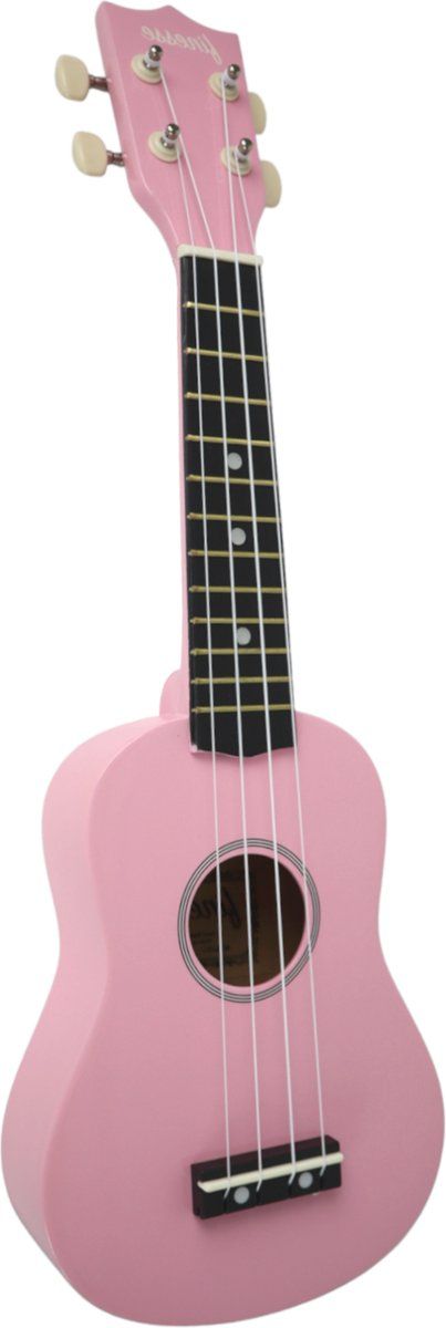 Finesse® Kahului Edition Ukelele 21"- Kindergitaar - 4 Snaren - Roze