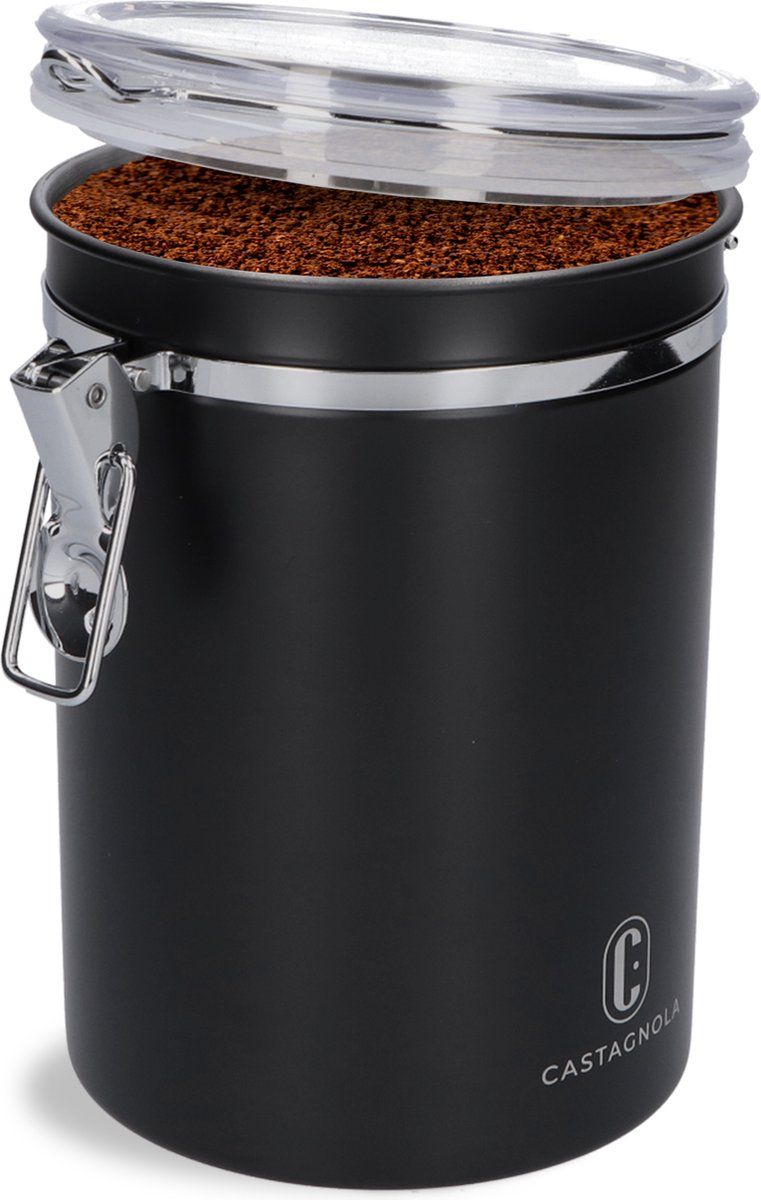 Zwart, transparante deksel